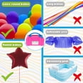 thumbnail image 4 of Electric Balloon Pump Dual Nozzle Balloon Blower Portable Balloon Inflator With Tying Tool For Balloon Arch Garland Baby Shower Party Birthday Wedding, 4 of 7
