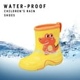thumbnail image 6 of eczipvz Baby Rain Boots 12-18 Months Toddler Rain Boots for Boys & Girls, Waterproof, Lightweight, Flexible Rubber Boots for Kids Yellow,10, 6 of 6
