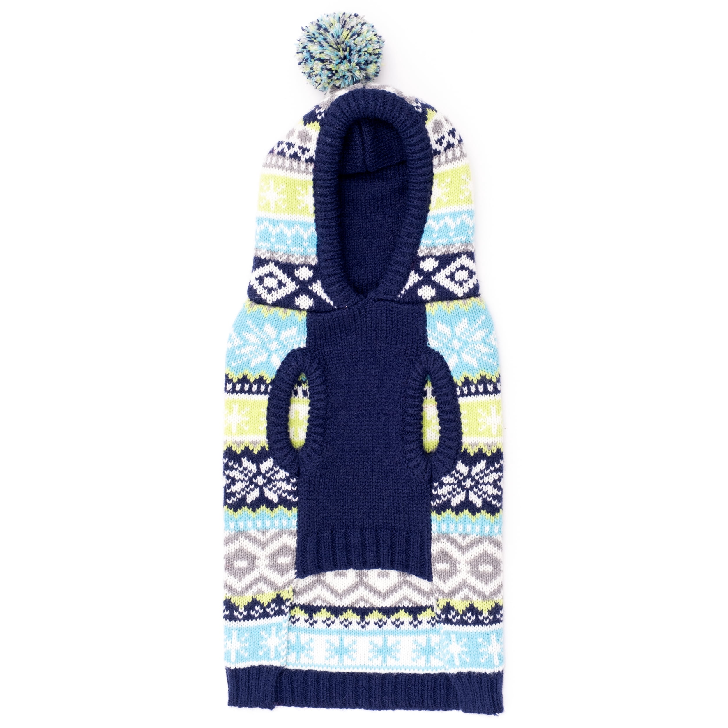 The Worthy Dog Fairisle Pullover Hoodie Sweater