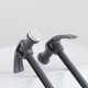thumbnail image 2 of Plastic Handle Mini Claw Hammer Household Hammers Claw Woodworking Nail Puncher Metal Claw Hammer Emergency Tool (Black), 2 of 3