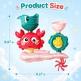 thumbnail image 6 of FVLOENG Baby Bath Toy,Water Slide Toys for Kids Toddlers 1-3 Age-Bathing Tub Toy 1 2 3 Year Old Girl Boy,Preschool Born Baby Bathing Tub Infant Toys,Durable Interactive Multicolor Infant Toy, 6 of 8