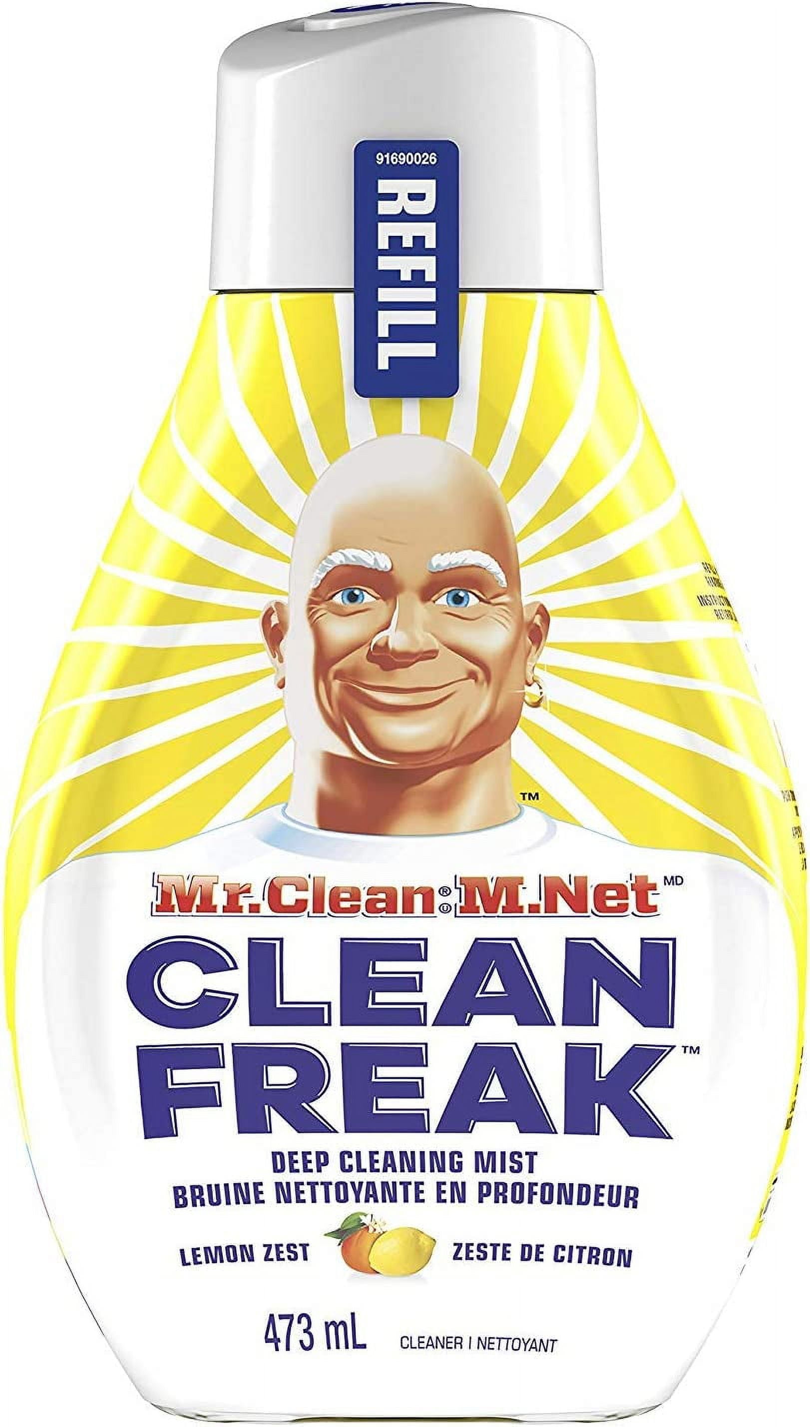 Mr. Clean Freak Deep Cleaning Mist Multi-Surface Spray with Gain Original  Bundle, 1 Starter + 1 Refill