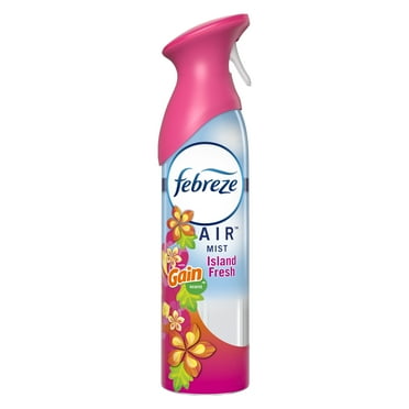 Febreze Air Mist Odor-Fighting Air Freshener, Gain Island Fresh Scent, 8.8 fl oz Aerosol Can