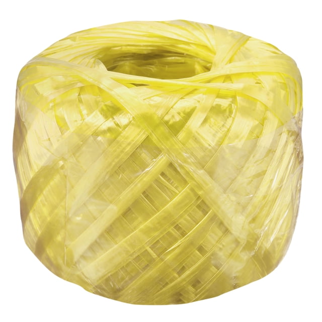 Unique Bargains Polyester Nylon Plastic Rope Twine Household Bundled for Packing,150m Length,Yellow