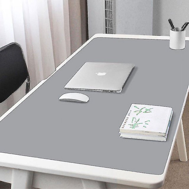 Gran almohadilla de ratón portátil de doble cara consola de juegos impermeable Pu almohadilla de mesa de cuero computadora almohadilla de ratón cubierta de mesa de teclado 90 * 45cm