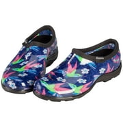 Sloggers Women's Waterproof Rain Garden Shoe Comfort Insole, Hummingbirds Pink, Size 9, Style 5117HUMPK09
