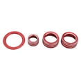 thumbnail image 3 of Car Interior Air Conditioning Mirror Knob Cover for Toyota for Corolla 2019-2025 Red, 3 of 8