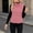 Pink, variant on NominalSnug Womens Fuzzy Fleece Sherpa Vest Sleeveless Warm Outwear Jacket with Pockets
