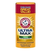 Arm & Hammer ULTRA MAX Deodorant- Fresh-  Solid - 2.6oz- Twin Pack (Pack of two)