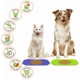 thumbnail image 6 of Neater Pets Neat-Lik Slow Feed Licking Pad for Dogs & Cats with Mess-Proof Tray, Purple & Green Mats (2 Pack) w/ Tray, 6 of 11