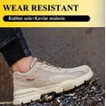 thumbnail image 4 of AUXDIQ Safety Trainers Men Women Steel Toe Cap Work Shoes Comfy Construction Industrial Sneakers, 4 of 6