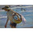 thumbnail image 2 of Joaquín Sorolla 14x11 Gold Ornate Wood Frame and Double Matted Museum Art Print Titled - The Fisherman, 2 of 4