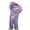 Light Purple, variant on Silly Big Mouth Monster Onesie, Funny Big Mouth Monster Onesie Pajamas, Soft Plush Loungewear, without Shoes and Comb, Yellow 140