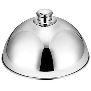 Cover Dome Plate Food Lid Infuser Cake Guard Cloche Microwave