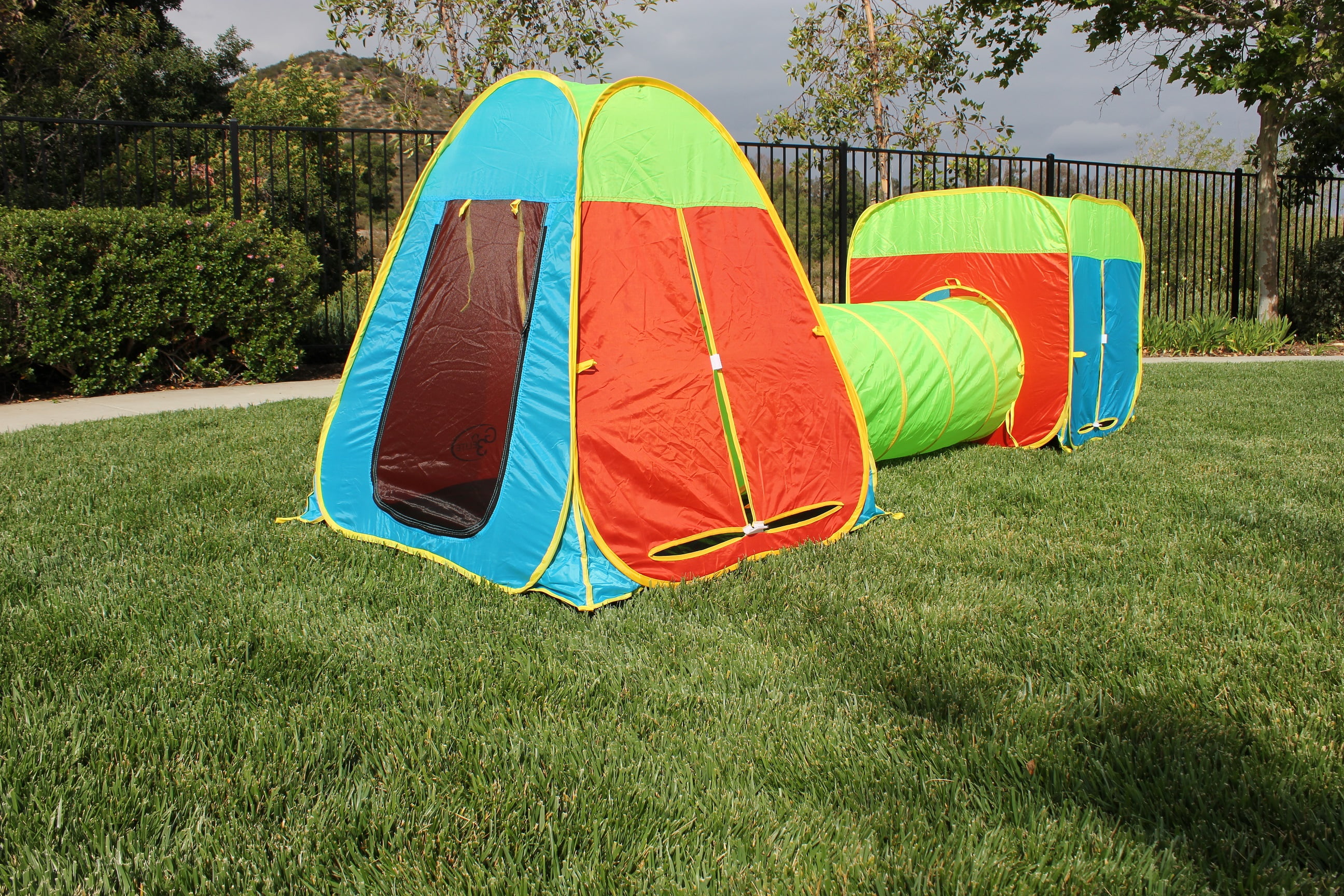 G3ELITE Kids 3 Piece Play Tent & Tunnel Foldable Pop Up Set, Use It