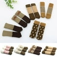 thumbnail image 4 of 4 Pcs/Ensemble 10*3.5cm Chaussettes Antidérapantes pour Pieds de Chaise Protection de Sol en Tissu Chaussettes Tricotées pour Pieds de Table Chaussettes pour Pieds de Meubles, 4 of 6