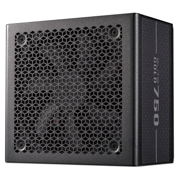 Fuente de Poder CoolerMaster Elite Gold 750W V3, 80 Plus Gold, Color Negro.