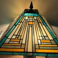 thumbnail image 4 of Vinplus Tiffany Table Lamp, 23" Tall Antique Mission Style Stained Glass Bedside Desk Lamp, 4 of 7