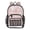 Cute Bunnies and Pink Eggs, variant on PVC Transparent Backpacks Clear Backpack for Travel and Outings Cute Bunnies and Pink Eggs