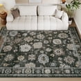thumbnail image 5 of SIXHOME 8'x10' Area Rug Washable Retro Living Room Bedroom Carpet Soft Floral Distressed Indoor Rug Vintage Brown, 5 of 7
