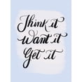 thumbnail image 2 of Batista, Dee 19x24 White Modern Wood Framed Museum Art Print Titled - Think It, 2 of 4