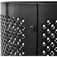 thumbnail image 3 of Thermoplastic Coated Perforated Receptacle w/Flat Lid, 32 Gallon, Black, 3 of 5