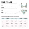 thumbnail image 4 of Kdxio Rabbit Is Eating Carrots Print Women's 2 Piece High Waisted Wrap Spaghetti Strap Summer Swimsuit Bikini Set-Medium, 4 of 7