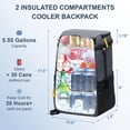 thumbnail image 2 of Mochila térmica SPARTER, aislante, impermeable, 21 litros, 30 latas, 2 of 8