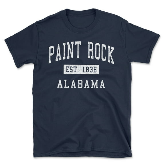 Paint Rock Alabama Classic Established Men's Cotton T-Shirt