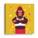 thumbnail image 1 of Cuadro decorativo - "HOLA, NIÑO", DICE EL GORILA, Najesi 70x70 Canvas Lab Ilustraciones, Niños,, 1 of 2