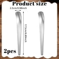thumbnail image 2 of 2Pcs Dog Cat Spoon Pet Can Spoons Stainless Steel Can Scoop Portable Pet Feeding Spoon Long Handle Food Scoop Wet Food Storage Feeder for Wet Foods and Cans, 2 of 7