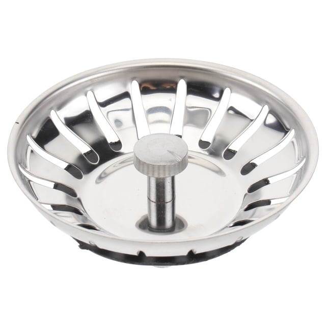Kitchen Sink Strainer Stainless Steel Kitchen Garbage Disposal Strainer Sink Drain Catcher (Silver)