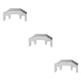 thumbnail image 2 of heritaly Violin Mute Portable Metal Practice Fiddle Part Accessory For 1/2 3/4 4/4 Violin, Golden silver 3Set, 2 of 6