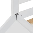 thumbnail image 5 of Twin Loft Bed with Slide and Ladder for Boys and Girls, Wood Loft Bed Frame with High Safety Guard Rails, Multifunctional Design Wooden Bed Frame with Headboard and Footboard for Bedroom Dorm, 5 of 7