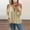 Beige, variant on Jophufed Women Summer Tops Casual Lace Half Sleeve V-Neck Zipper Hollow Out T-Shirt Blouse Tops Flash picks