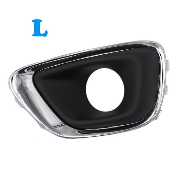 New Front Left Driver Side Fog Light Bezel Black w/ Chrome Fit for Jeep Compass