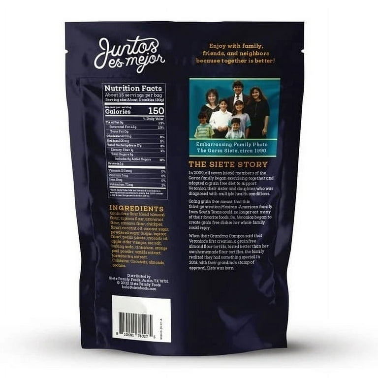 Siete Family Foods - We like big bags (of Mexican Wedding Cookies), and we  cannot lie. 🛒 ⁠ ⁠ You can find our 16 oz bags of Grain Free Mexican  Wedding Cookies