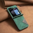 thumbnail image 4 of Allytechgroup Compatible with Samsung Galaxy Z Flip 6 5G Case, Lightweight PU Leather Full Protection Anti-Shock Non-Slip Folio Case for Galaxy Z Flip6 5G, Green, 4 of 5