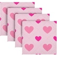 thumbnail image 5 of Coolnut Valentine's Day Love Heart Cloth Napkins Set of 1,Reusable Washable Polyester Dinner Table Napkins for Family,Kitchen,Dining,Party Decor, 5 of 7