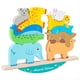 thumbnail image 1 of Bloques de Animales de Madera para Niños y Niñas, Juguete Apilable, Cumpleaños para Niños y Niñas de 2 A 6 Años, Juguetes Educativos, Juego de Equilibrio de Motricidad Fina, 1 of 5