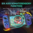 thumbnail image 4 of Colorful RGB Light Game Controller (L/R) Skyward Sword , Wireless joystick Replacement for Switch Controller-Blue, 4 of 6