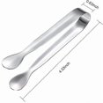 thumbnail image 2 of 2 pcs Food Tongs Sugar Ice Cube Candy Tongs Stainless Steel Tweezers Tea Clip, 2 of 5