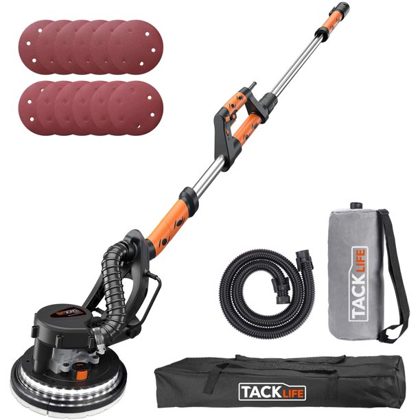 Drywall Sander, TACKLIFE 800W Wall Sander, 12 pcs Sanding ...