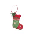 thumbnail image 1 of Colgante de Navidad, decoración de árbol de Navidad, juguete portátil de tela hermosa, calcetines encantadores, adorno colgante de corazón Kits de decoración para fiestas Calcetín navideño Billuyoard HA070525-01, 1 of 6