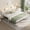 White tube + light beige velvet fabric, variant on Twin Daybed with Pop-Up Trundle Bed - LED Light, Charging Station, Corduroy Upholstered Storage Headboard, Sturdy Metal Frame - Perfect for Bedroom, Living Room, Guest Room