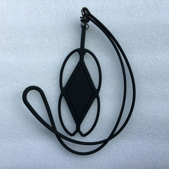 TELOLY Phone Lanyard Neck Lanyard Phone Strap Mobile Phone Strap Cell Phone Lanyard Black 4in-6.5in