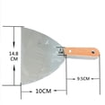 thumbnail image 2 of Loft Cleaning Scraper Durable Stainless Steel with Handle Tool Shovel, 2 of 8