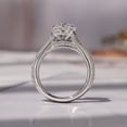 thumbnail image 5 of Silvago Jewel 14K White Gold Over Rings for Her - 2.1 Ct Round Cut Diamond Rings - Christmas Special Gift for Her - Forever Diamond Ring for Women's - Engagement Wedding Diamond Rings On Clearance, 5 of 11