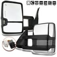 thumbnail image 3 of ECCPP Towing Mirrors for 1999-2002 for Chevy Silverado Sierra Power Heated Chrome Towing Mirrors LED Signal Light Pair Set Mirrors, 3 of 4