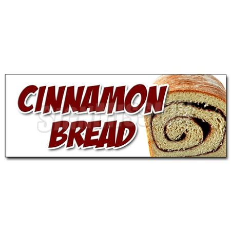 24" CINNAMON BREAD DECAL sticker fresh baked bakery still ...